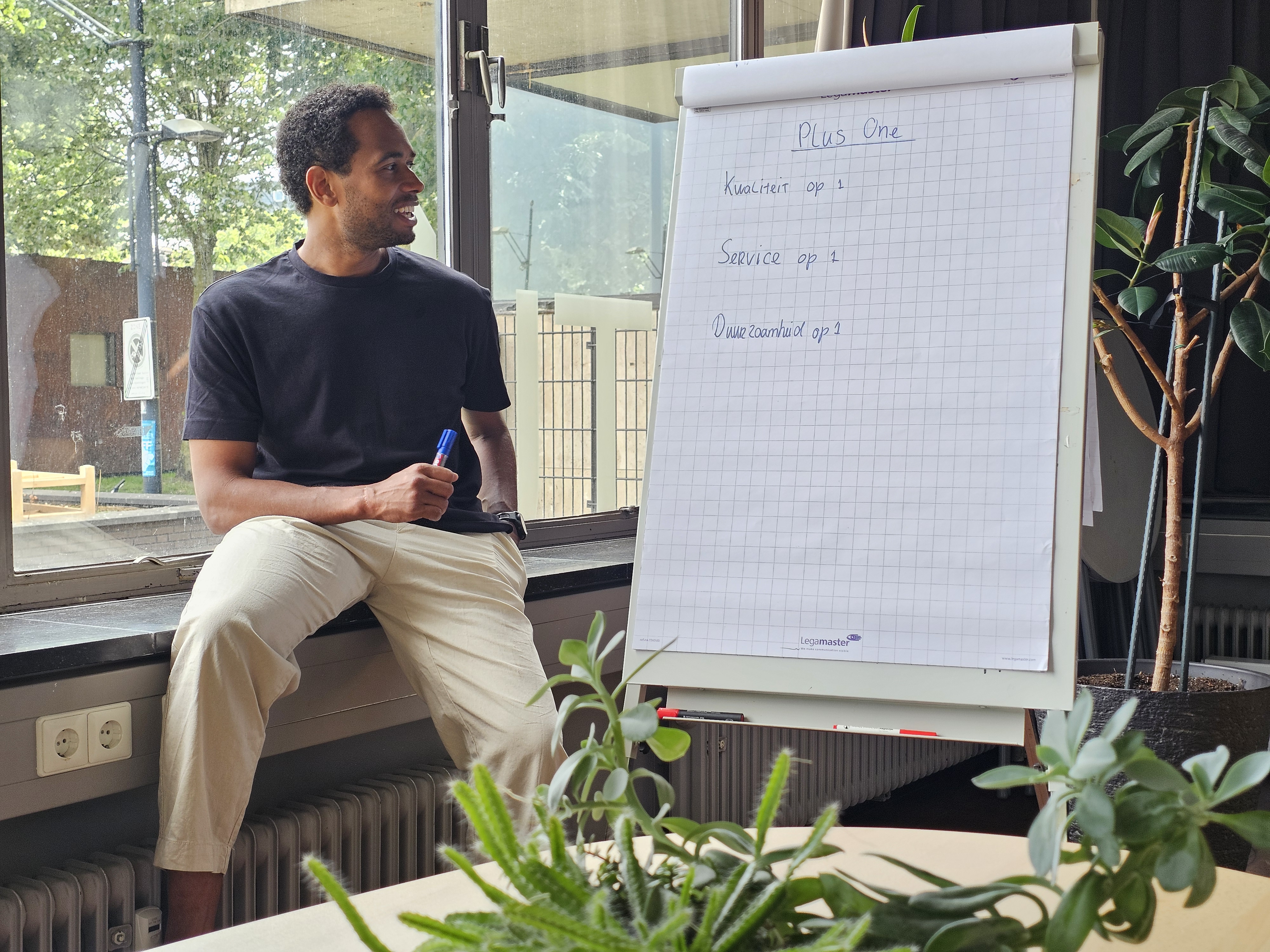 Team in strategische meeting